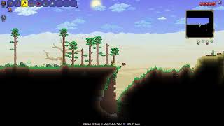 playing 2d minecraft (terraria)