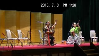 青森すこっぷ三味線家元と共演「モダン」