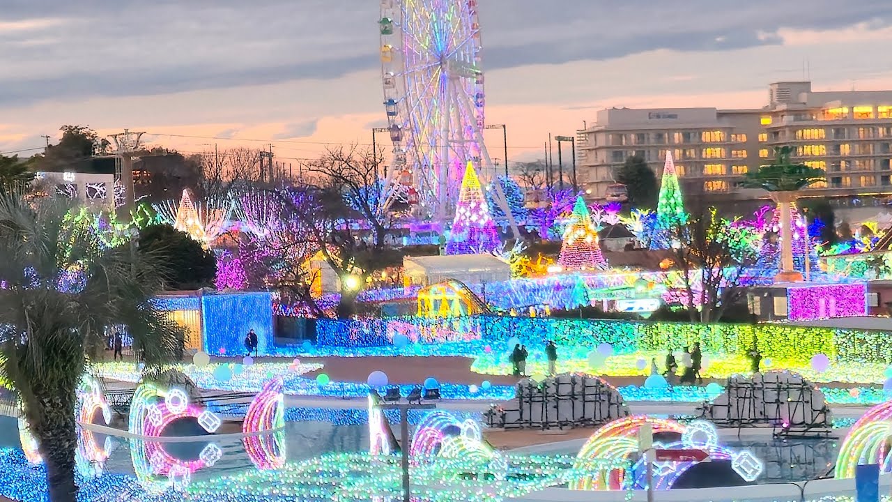 Water Lighting Show at yomiuriland 