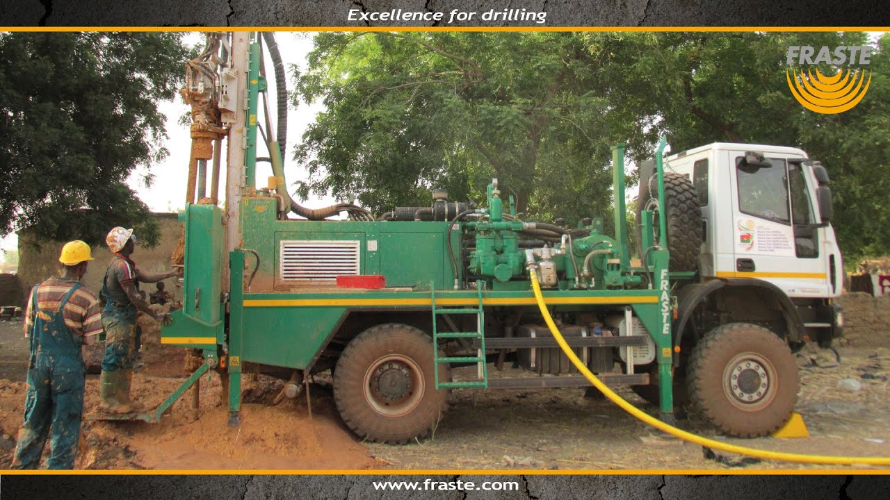 Drill Rig Fraste ML 150 in Burkina Faso