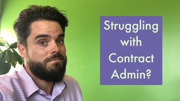 How to save time with your contract admin using CCDC contracts.