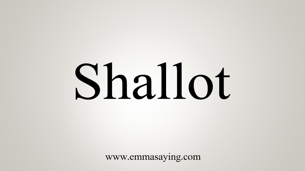 Shallot - Simple English Wikipedia, the free encyclopedia