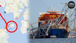 Baltimore Bridge Collapse: Analysis of MV Dali's Collision Course by Oceanliner Designs 314,490 views 1 month ago 20 minutes