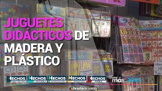 Juguetes didácticos de madera y plástico