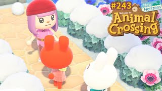 Nouveau rythme surprise de vacances de Noël 🎄 Let's play Animal Crossing New Horizons 243