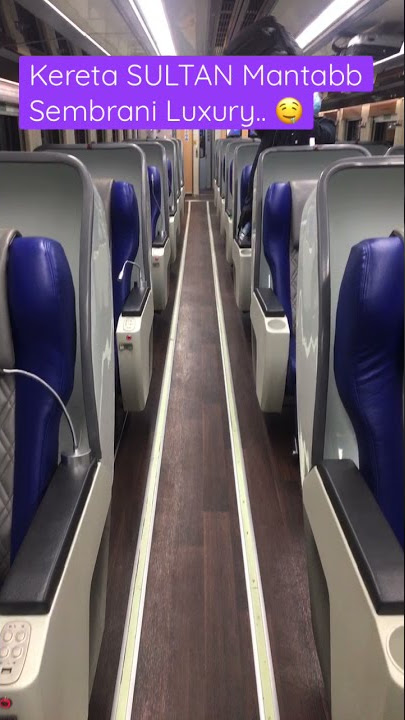 Kereta SULTAN Sembrani Luxury Mantaabbbb | Surabaya Jakarta | Kereta Api Executive Luxury #shorts
