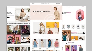 Clothing Website Templates with HTML CSS JS | Fashion E-commerce Bundle | Responsive Store Designs