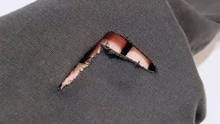 The perfect way to beautifully repair a hole in your pants using a needle and thread by تعلم حرفة_Learning a craft 4,221 views 4 weeks ago 7 minutes, 19 seconds