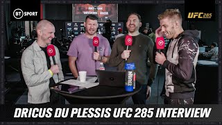 'I'll bring the belt to Africa' 🌍🏆 Dricus Du Plessis has HUGE goals for his UFC career | #UFC285