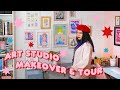 ✷ ART STUDIO MAKEOVER & TOUR ✷