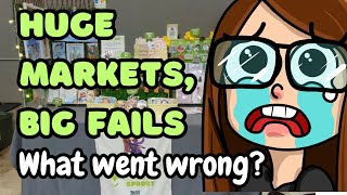 Market FAILS: What Went Wrong?! Artist Vlog #craftfair #popupmarket #illustrator