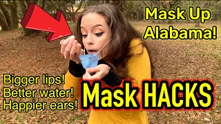 5 Trendy Mask Hacks You NEVER Saw Coming! // Mask Up Alabama Video Contest #shorts