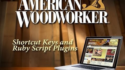 Shortcut Keys and Ruby Script Plugins