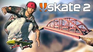 Skate 2 Montage: Double Frontflip Bridge & 540 Hippy Jump A Car!