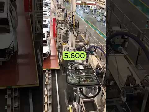 Dünyanın en büyük otomobil fabrikasında bir günde üretilen otomobil sayısı