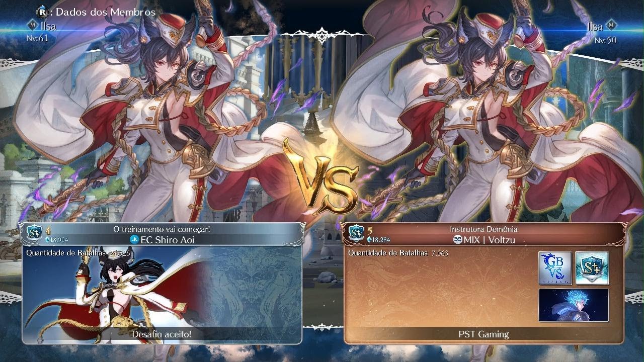 Granblue Fantasy Versus: Rising - Ilsa (ShiroAoi) vs Ilsa (Voltzu)