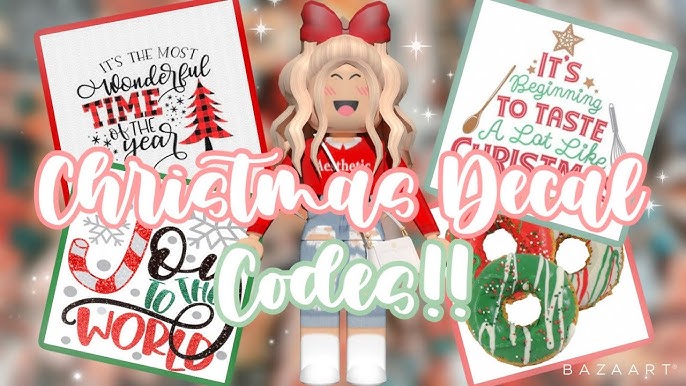 Roblox Decals  Christmas decals, Holiday decals, Bloxburg decals codes  wallpaper