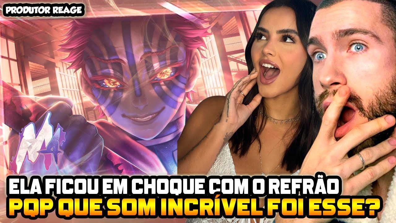 LEIGA REAGE M4rkim - Lua Superior Três (Akaza) (REACT, análise)