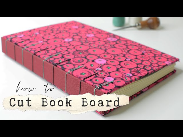 How to Cut Book Board in 7 Steps  Bookbinding for Beginners 