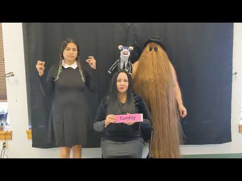 Days of the week the Addams Family