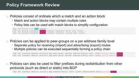 Training: BGP Part 2: Advanced Topics