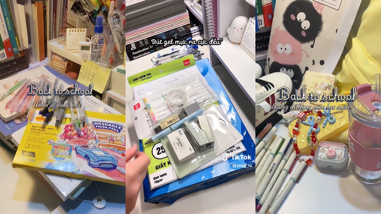 Unboxing đồ dùng học tập📦👩🏻‍🏫👩🏻‍💻📝 #backtoschool [tik tok] năm học 2025-2026🏫