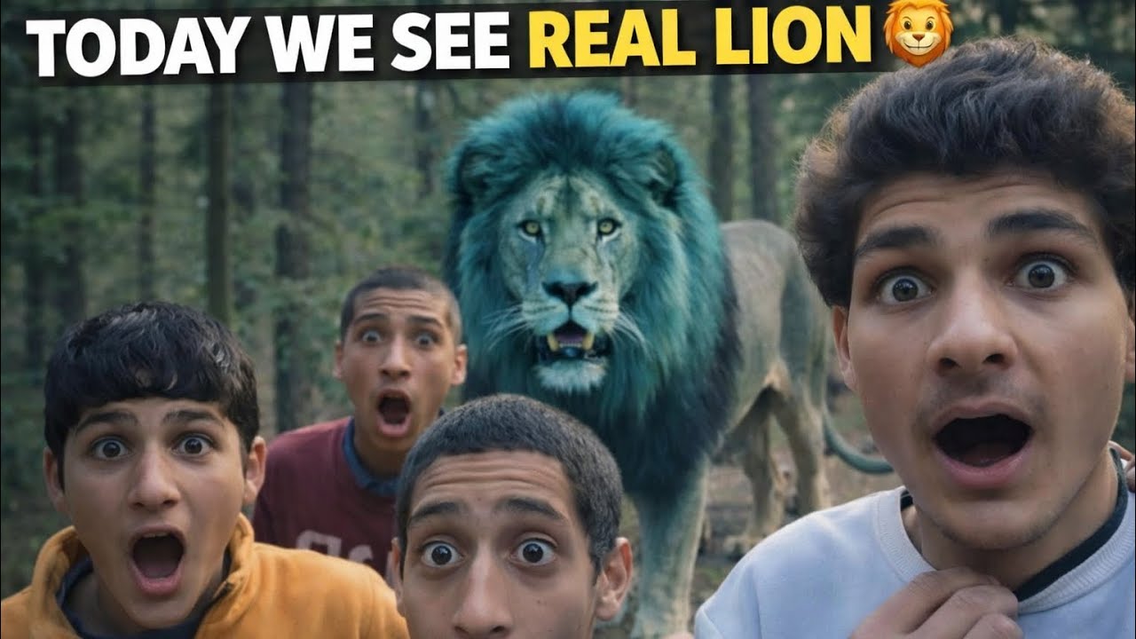 Today we explore our forest🥰// AND see a real LION🥵
