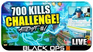 700 KILL CHALLENGE in BLACK OPS 3! ★ (BO3: 700 Kill FFA Challenge - Attempt #1)