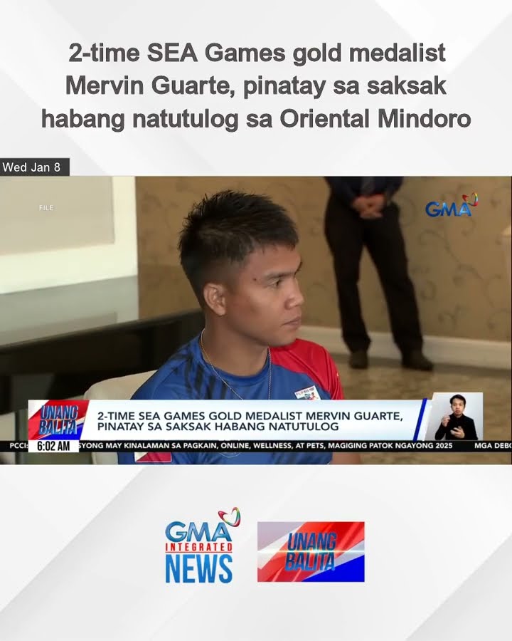 2-time SEA Games gold medalist Mervin Guarte, pinatay sa saksak habang natutulog... | Unang Balita