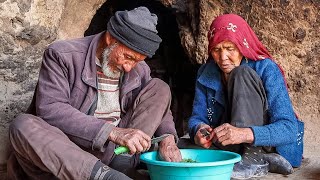 Village Life Stories | Elderly Lovers' Afghanistan Cave Lifestyle