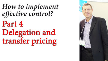 CPA - Management Controls - Decentralization and Transfer Pricing #3
