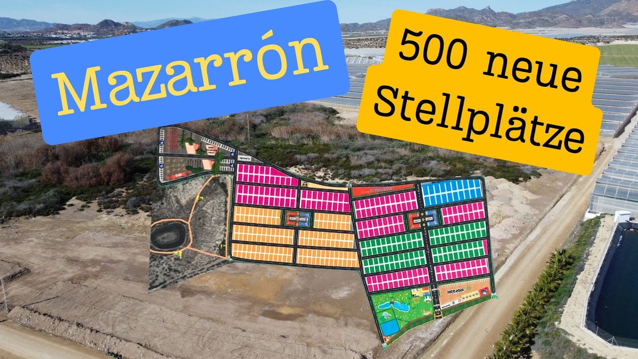 Über 500  neue Stellplätze in Mazarrón - Bahia-Mazarron, Costa Calida (Spanien)