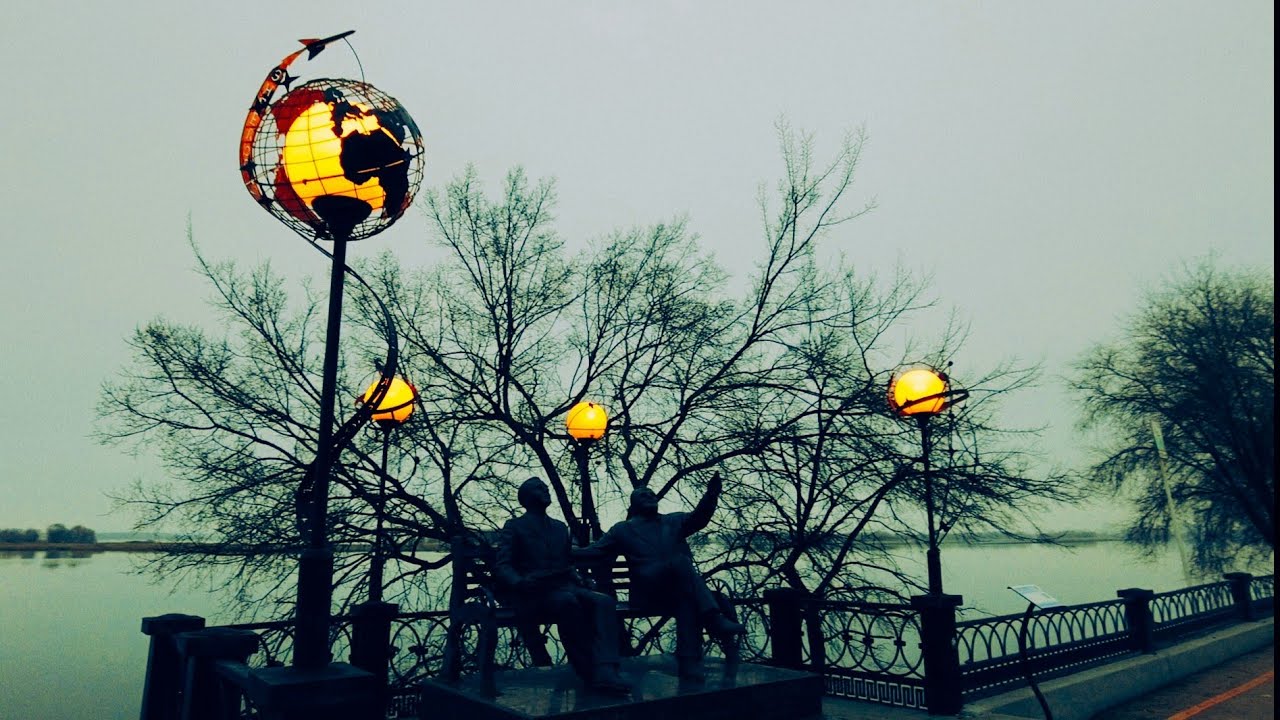 Энгельс - набережная. Начало декабря. 