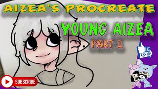 Aizea's Procreate | Young Aizea Part 1