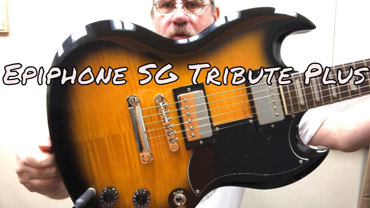 Epiphone SG Tribute Plus - Vintage Sunburst Demo - YouTube