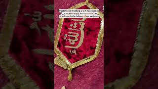 Customized wedding all accessories Gift#booklet#Pen#thumb#NikahNama#Vivah#shadi#Dupatta#scanner