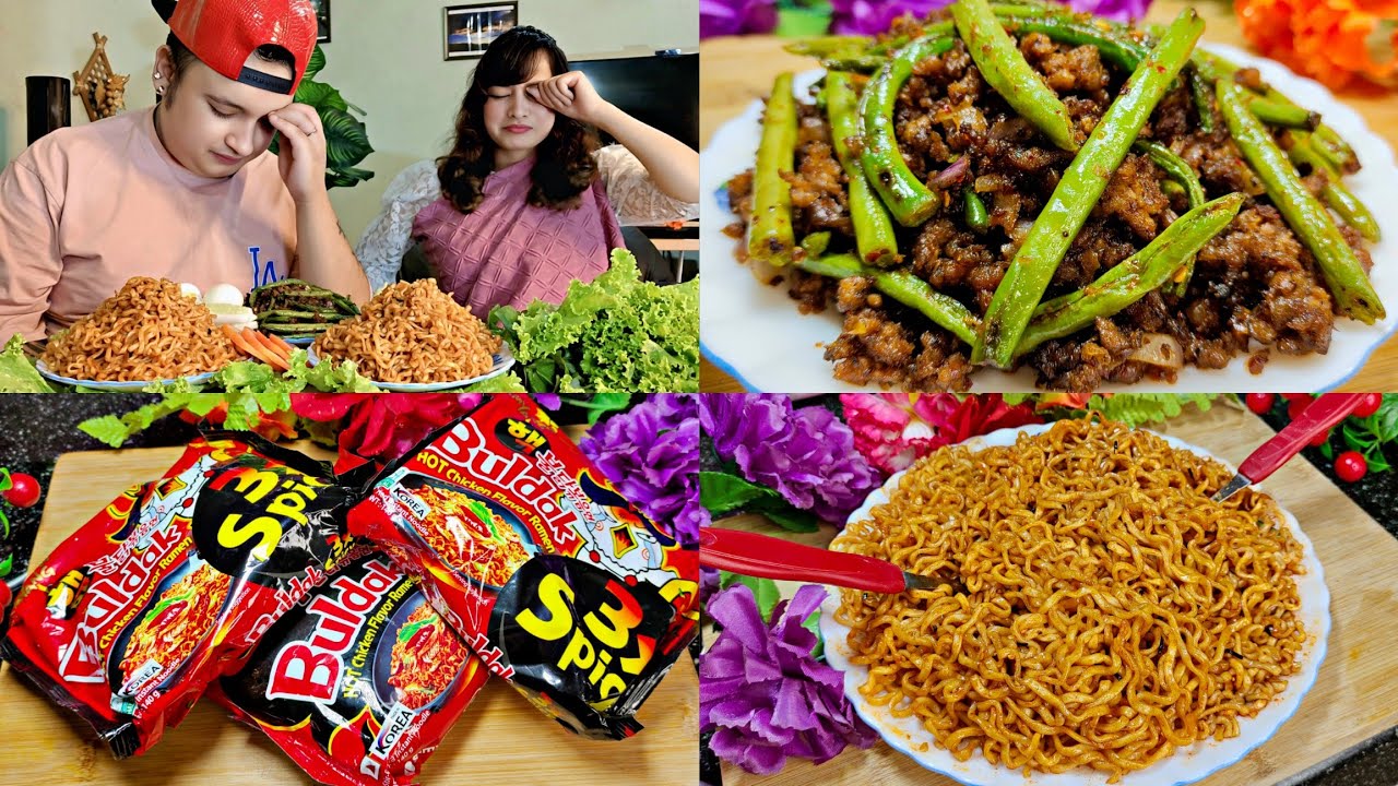 Buaid Samyang Noodles 3X Mynta Ka Sngi 🤣|| Peit Wut Kloi 😮