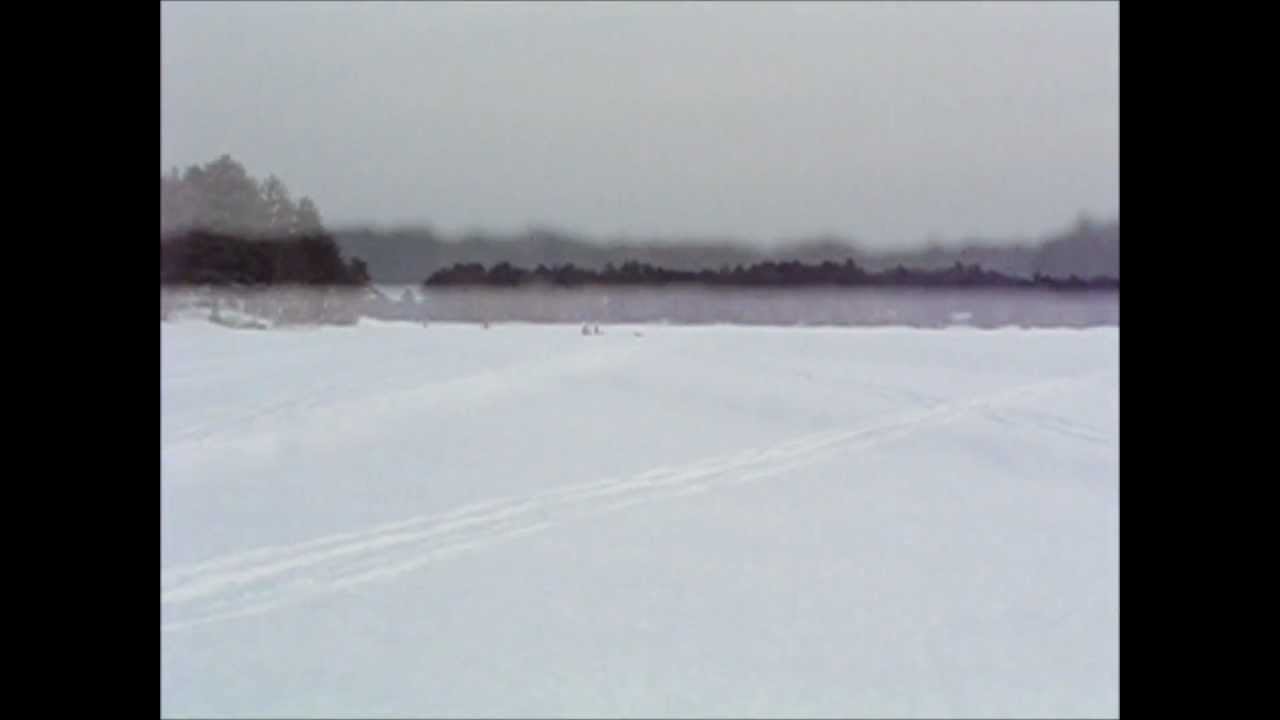 Snowmobiles Ripping Over Estes Lake in Sanford, Maine YouTube