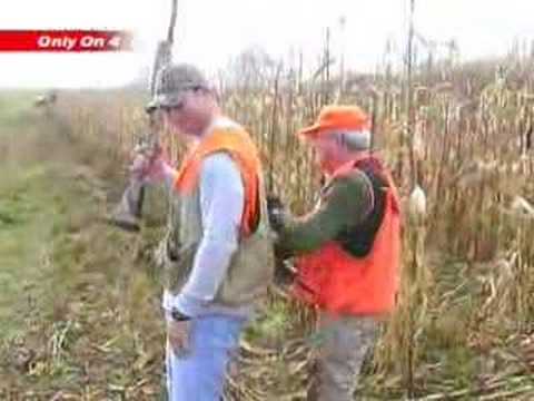 WTAE Channel 4 Action news reporter Janelle Hall goes hunting with Max Starks, Brett Keisel, Travis Kirschke and Jerame Tuman from the Pittsburgh Steelers, and PovertyNeck Hillbillies fiddle player Chris Higbee.