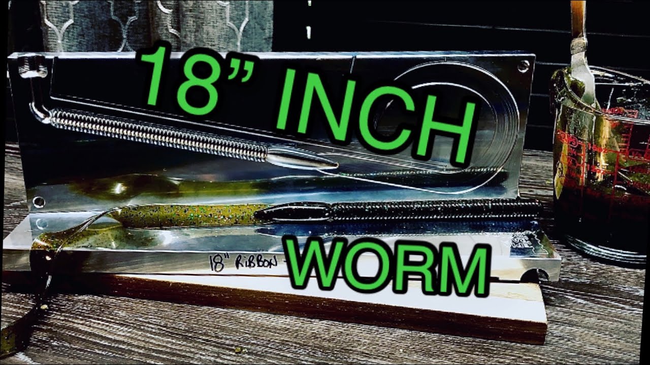 How to make soft plastic baits, EPIC bait mold 18in worm