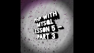 PHP With MySql Lesson 5   Part 3 Net Worth