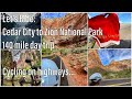 Riding to zion from cedar city and back