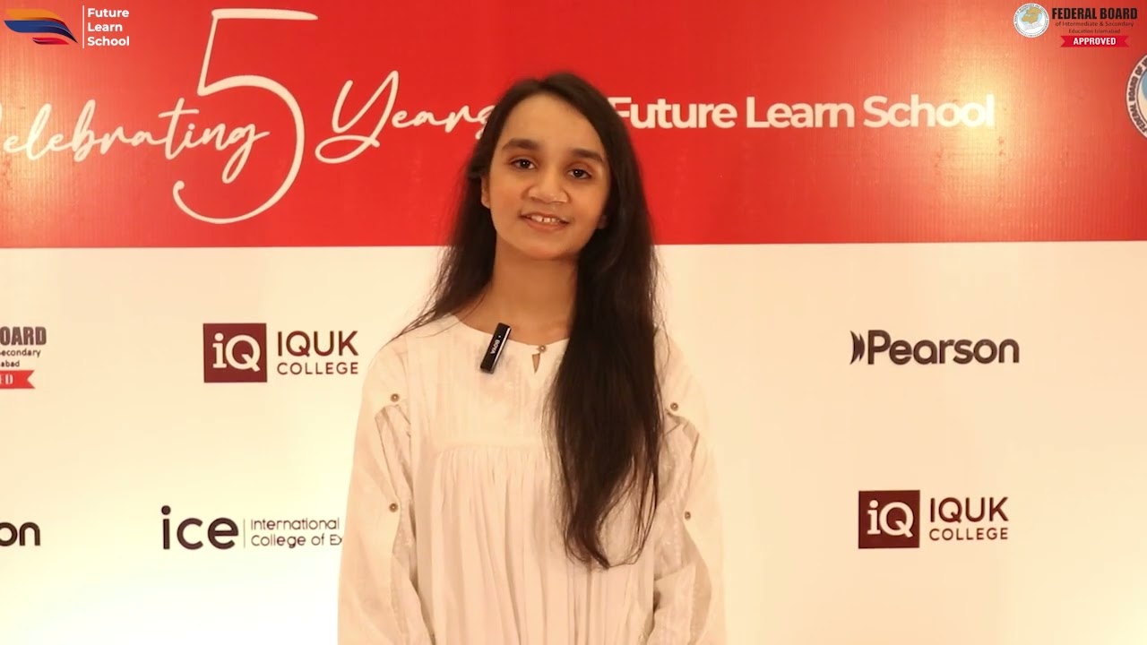 Student Testimonial – Future Learn School Annual Day & 5 Year Celebration