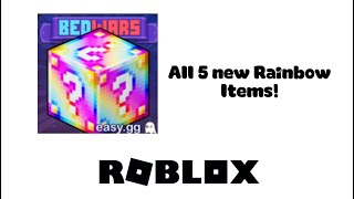 Showcasing ALL 5 new Rainbow Items in Roblox BedWars! (Roblox!) screenshot 4