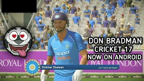 How to play Don Bradman Cricket 17 bigant studios game on Android Phone