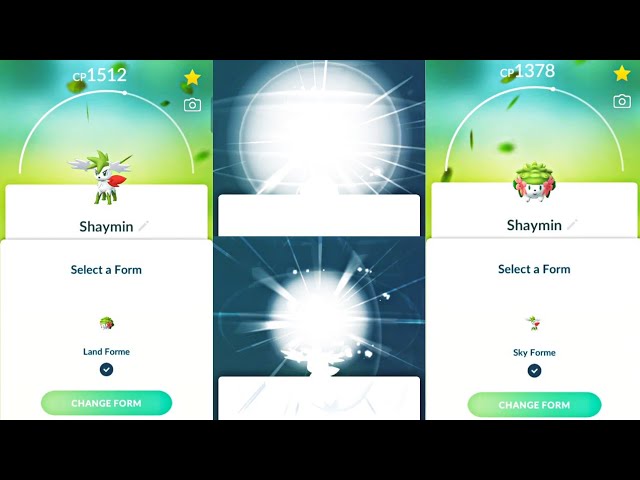 Shaymin Forme Change In Pokemon Go  Land forme To Sky Forme Shaymin  Pokemon Go Fest Finale 2022 