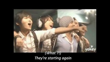 [HD 720p] [Funny fanmade video] Oops! - Super Junior ft.F(x) [English subs]