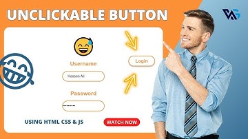 Button Randomly Change Position on Hover | Unclickable Button using JavaScript | JavaScript Tutorial