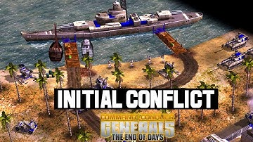 TEoD - Initial Conflict Mission - Command & Conquer Generals Zero Hour - The End Day Mod|Mission 2