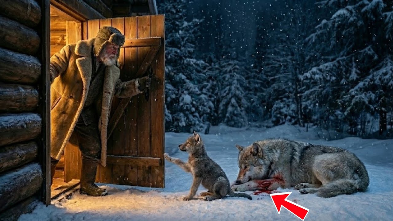 Она умирала на пороге - Невероятная история спасения раненой волчицы.